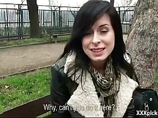 Public Sex With Naughty Amateur Euro Girl For Money 03
